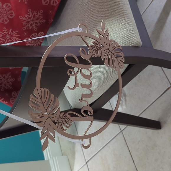 Bride & Groom Wedding Chair signs, Rose Gold - Picture 2 of 4